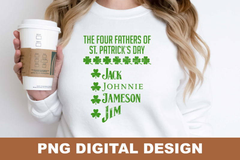 Shamrock Lucky St Patrick’s Day PNG Sublimation Design