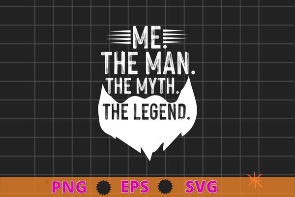 Me the man the myth the legend vintage retro t-shirt design svg, me the man the myth the legend png, vintage retro t-shirt