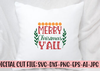 Merry Christmas Y’all SVG Cut File