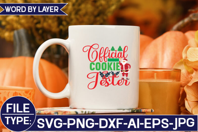 Official Cookie Tester SVG Cut File