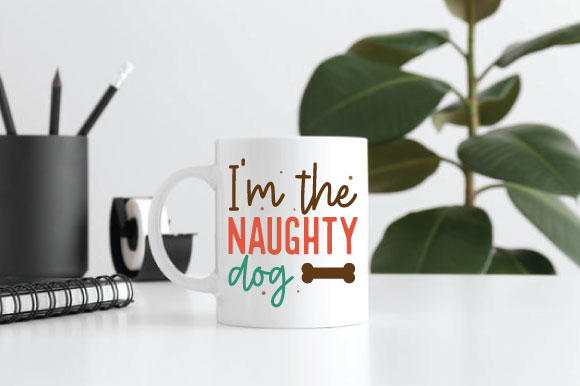 I’m the naughty dog t shirt design