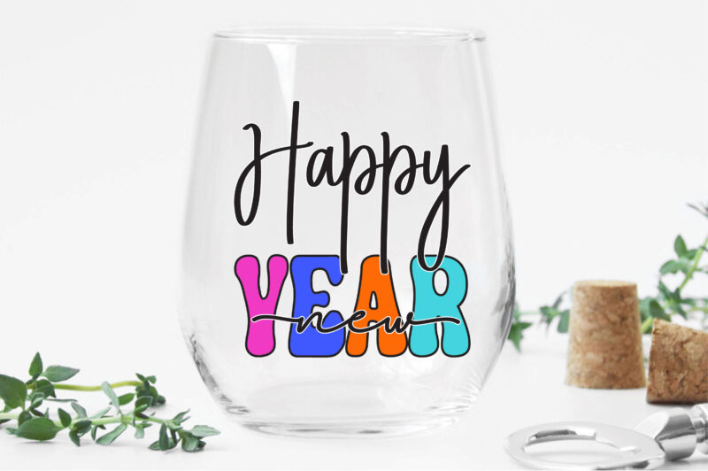 Happy New Year Sublimation