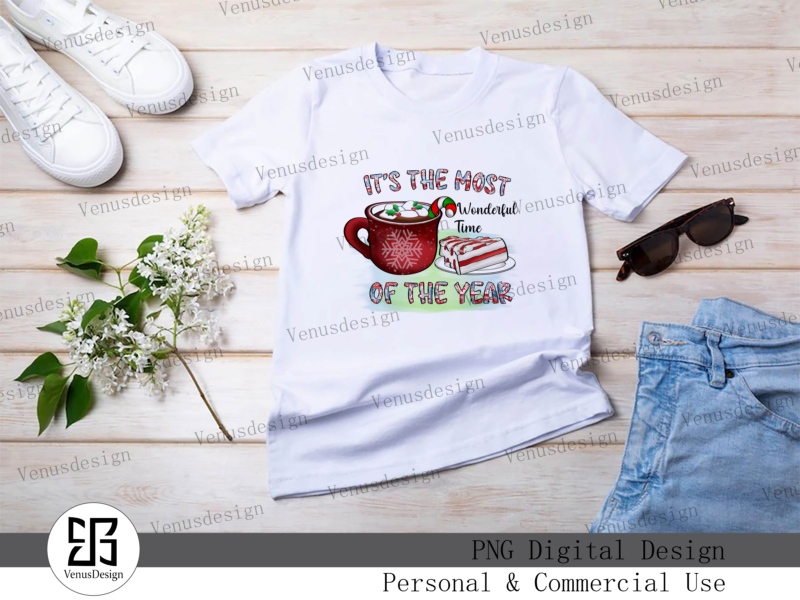 10 PNG Christmas Cake Sublimation