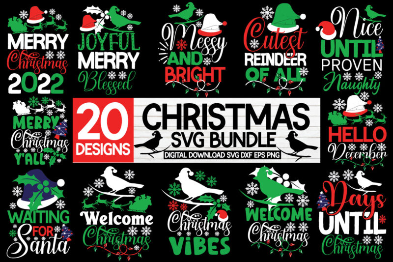 Christmas svg mega bundle , 220 christmas design , christmas svg bundle , 20 christmas t-shirt design , winter svg bundle, christmas svg, winter svg, santa svg, christmas quote svg,