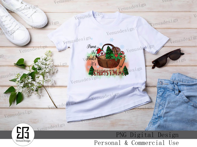 10 PNG Christmas Cake Sublimation