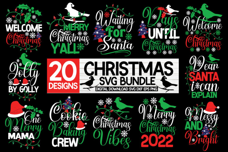 Christmas svg mega bundle , 220 christmas design , christmas svg bundle , 20 christmas t-shirt design , winter svg bundle, christmas svg, winter svg, santa svg, christmas quote svg,