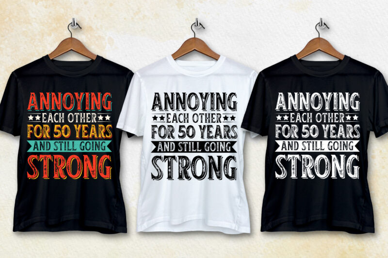 Vintage Typography T-Shirt Design Bundle