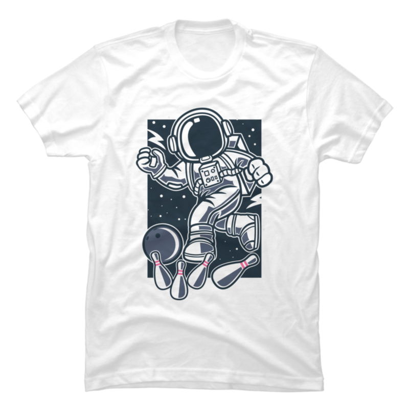 Astronaut Bowling,present tshirt - Buy t-shirt designs