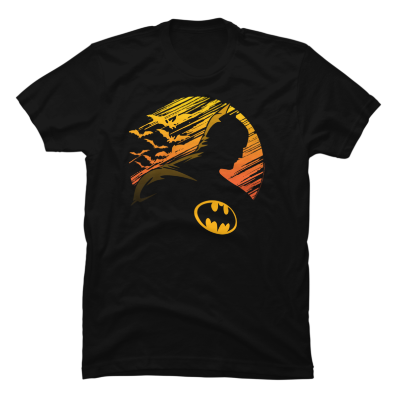 Batman Sunset Silhouette - Buy t-shirt designs