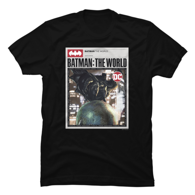 Batman The World United States - Buy t-shirt designs