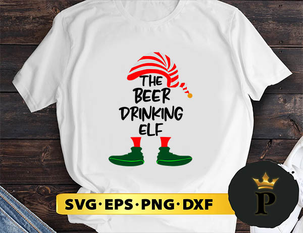 Beer Drinking Elf Matching Christmas SVG, Merry christmas SVG, Xmas SVG Digital Download