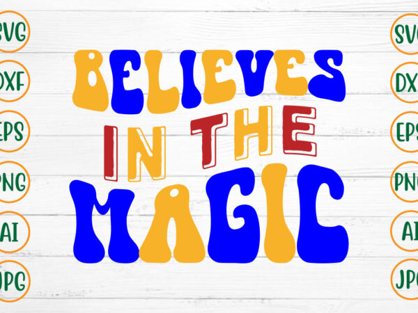 Believes in the magic retro design