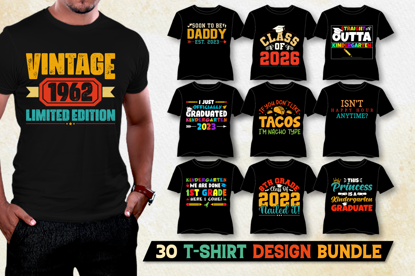 Best T-Shirt Design Bundle - Buy t-shirt designs