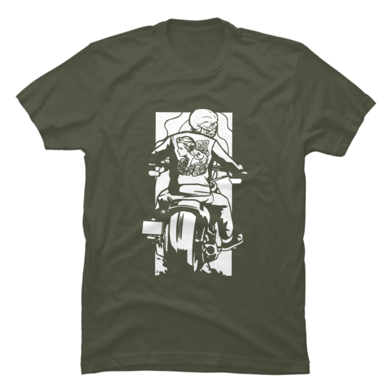 Biker Skeleton - Buy t-shirt designs