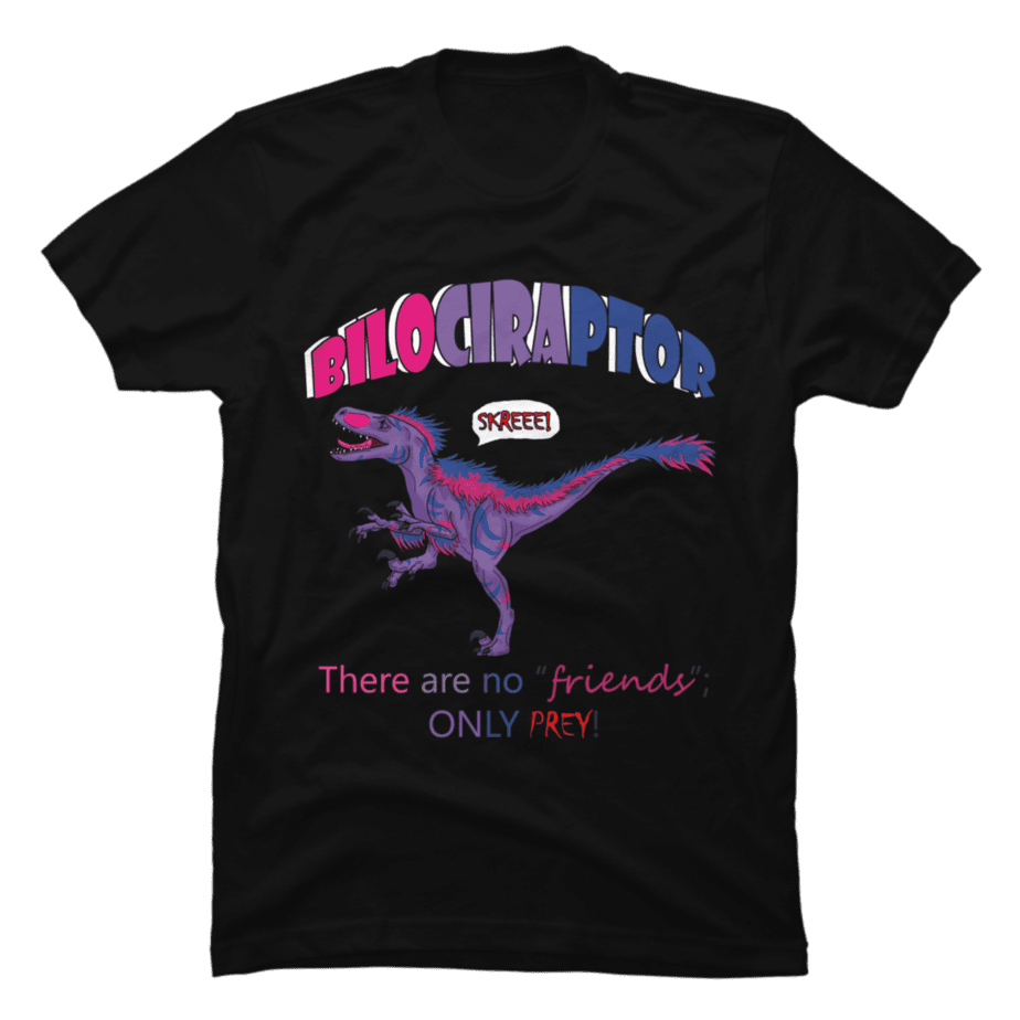 Bisexual Pride Bilociraptor Buy T Shirt Designs