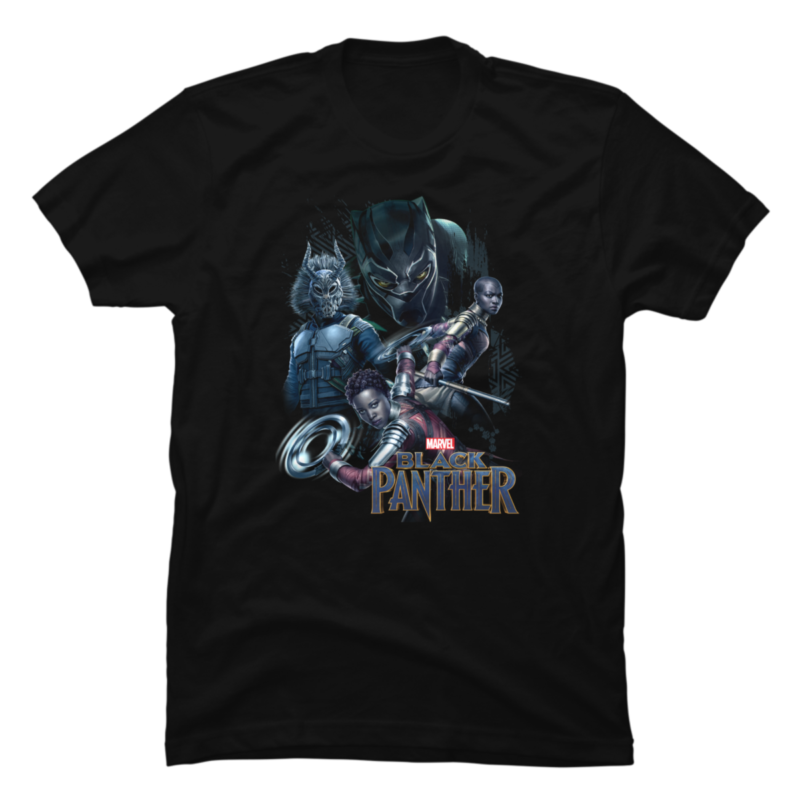 Black Panther Characters - Buy t-shirt designs