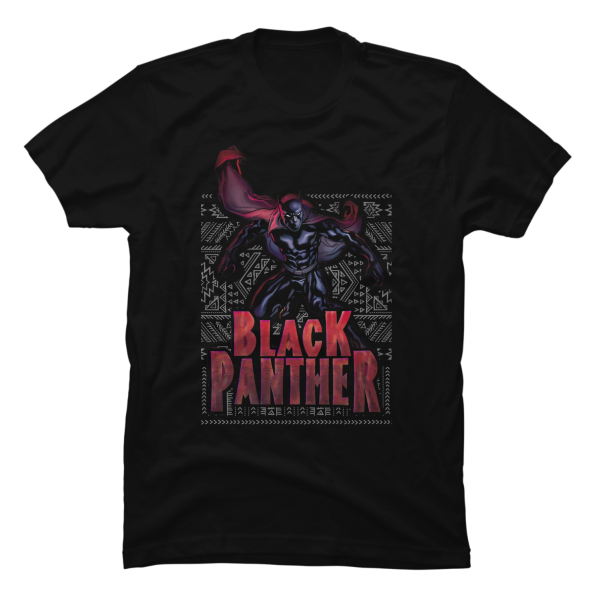 Black Panther Geometric - Buy t-shirt designs