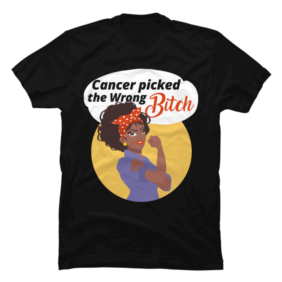 Black Rosie The Riveter Breast Cancer Awareness - Buy t-shirt designs