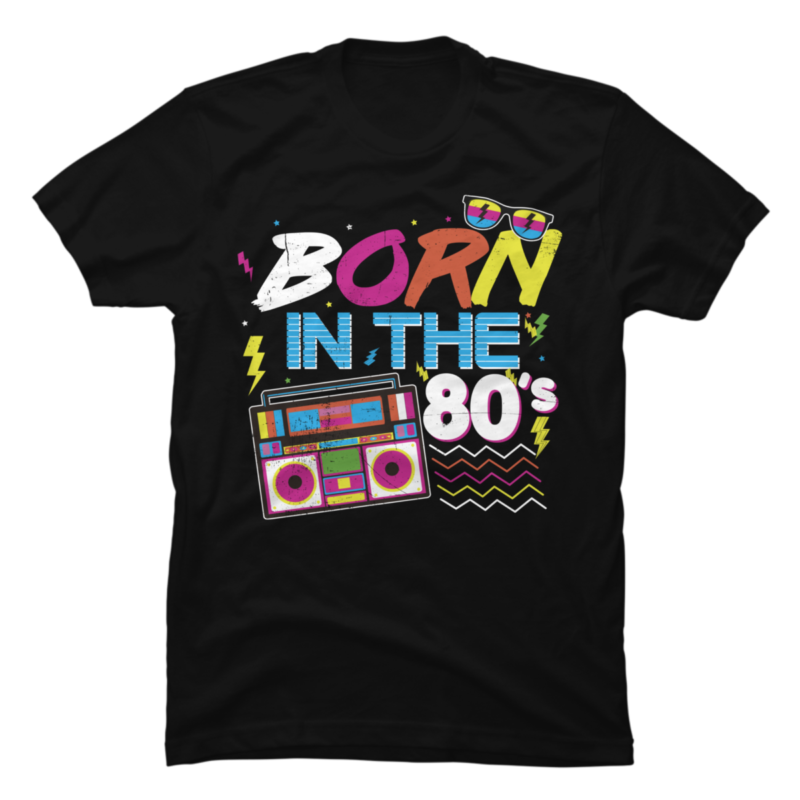 Born in 80s Retro - Buy t-shirt designs
