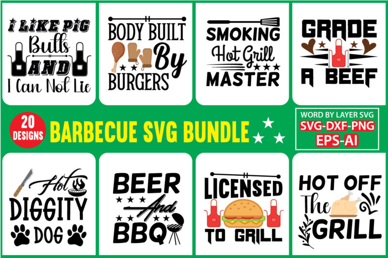 Barbecue T-shirt Mega Bundle, Barbecue Svg Mega Bundle, BBQ Mega Bundle, BBQ T-shirt, BBQ T-shirt Mega Bundle, BBQ Timer SVG, Grill Master svg, Clipart for Cricut, Funny Grill Saying svg,