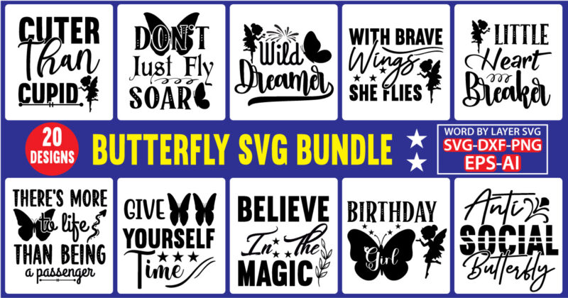 Butterfly T-shirt Mega Bundle, Mega Bundle, Butterfly Svg, Butterfly svg bundle, Butterfly for Cricut, Flower and Butterfly, bundle svg, Digital Download,Butterfly Quotes Bundle, Motivational Quotes Bundle, Butterfly Quotes Png, Commercial