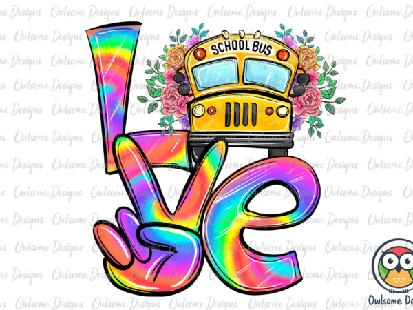 Bus driver love png sublimation t shirt template