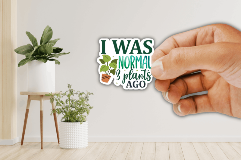 Home Plant Printable Sticker Bundle