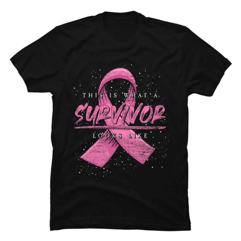 Cancer Survivor Pink Ribbon Breast Cancer Awareness - Buy T-shirt Designs