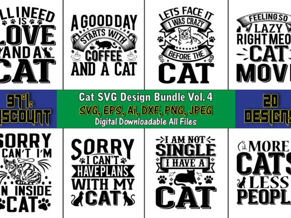 Cat t-shirt design bundle, cat svg t-shirt design, cat lover, i love cat,cat svg, bundle svg, cat bundle svg, silhouette svg, black cats svg, black design svg,silhouette bundle svg, png