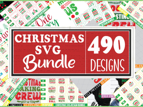 Christmas svg bundle t shirt vector file