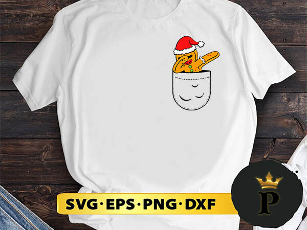 Christmas dabbing gingerbread man santa hat svg, merry christmas svg, xmas svg digital download t shirt vector file