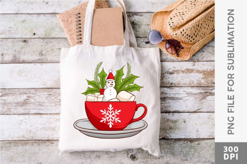 Christmas Hot Cocoa and Coffee Cup Sublimation Bundle