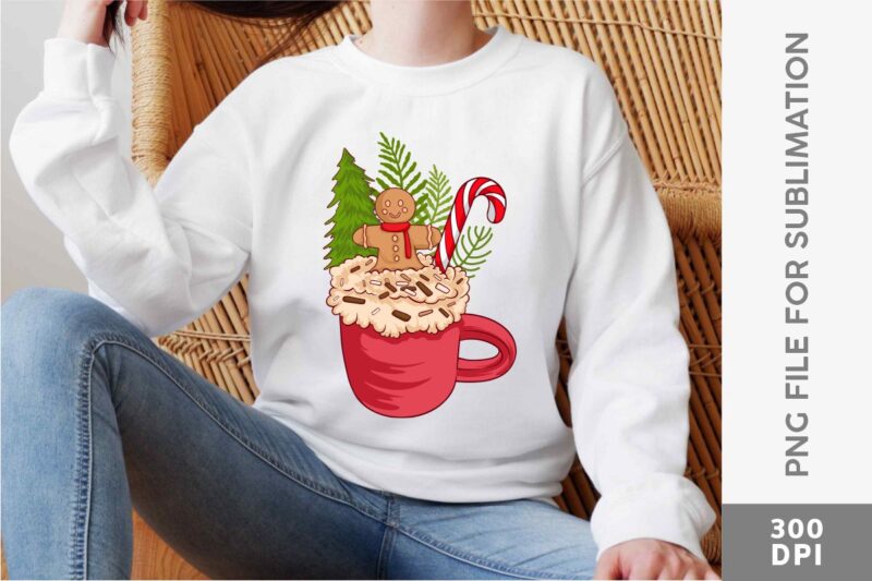 Christmas Hot Cocoa and Coffee Cup Sublimation Bundle