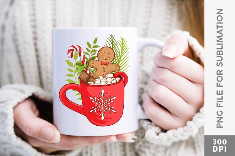 Christmas Hot Cocoa and Coffee Cup Sublimation Bundle