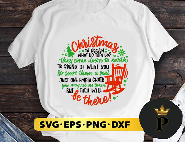 Christmas In Heaven SVG, Merry christmas SVG, Xmas SVG Digital Download