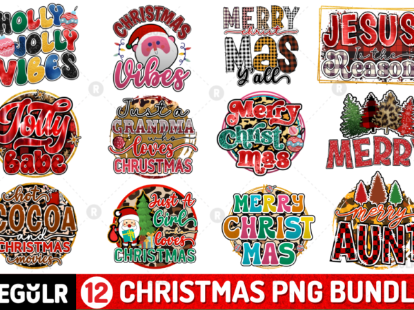 Christmas sublimation bundle t shirt vector file