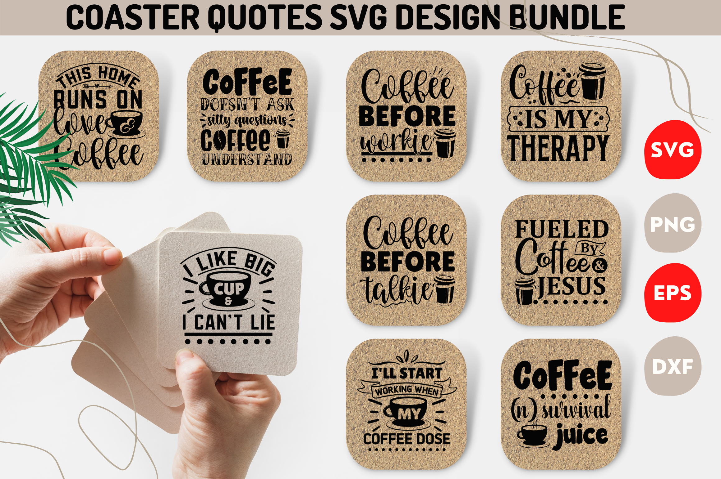 Coaster SVG Bundle Buy t shirt designs