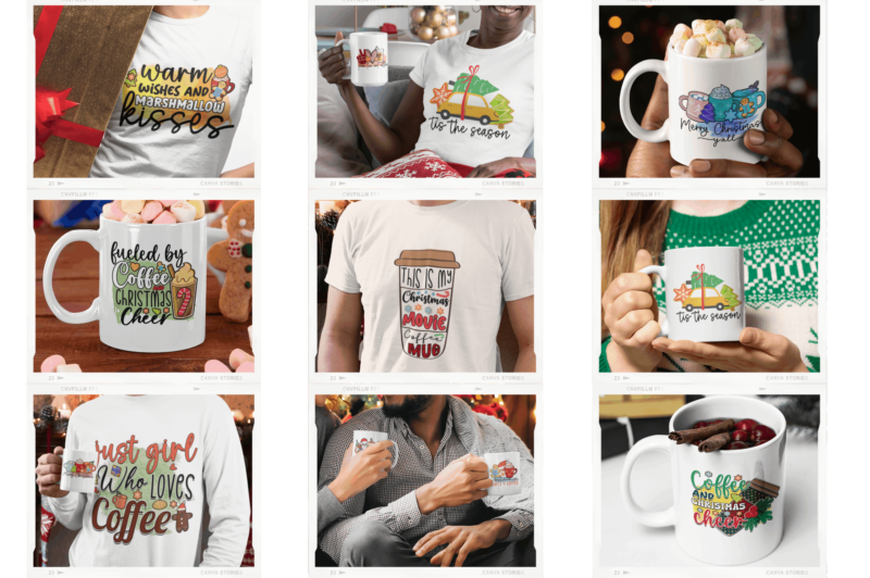 Coffee & Christmas Cheer Sublimation Bundle