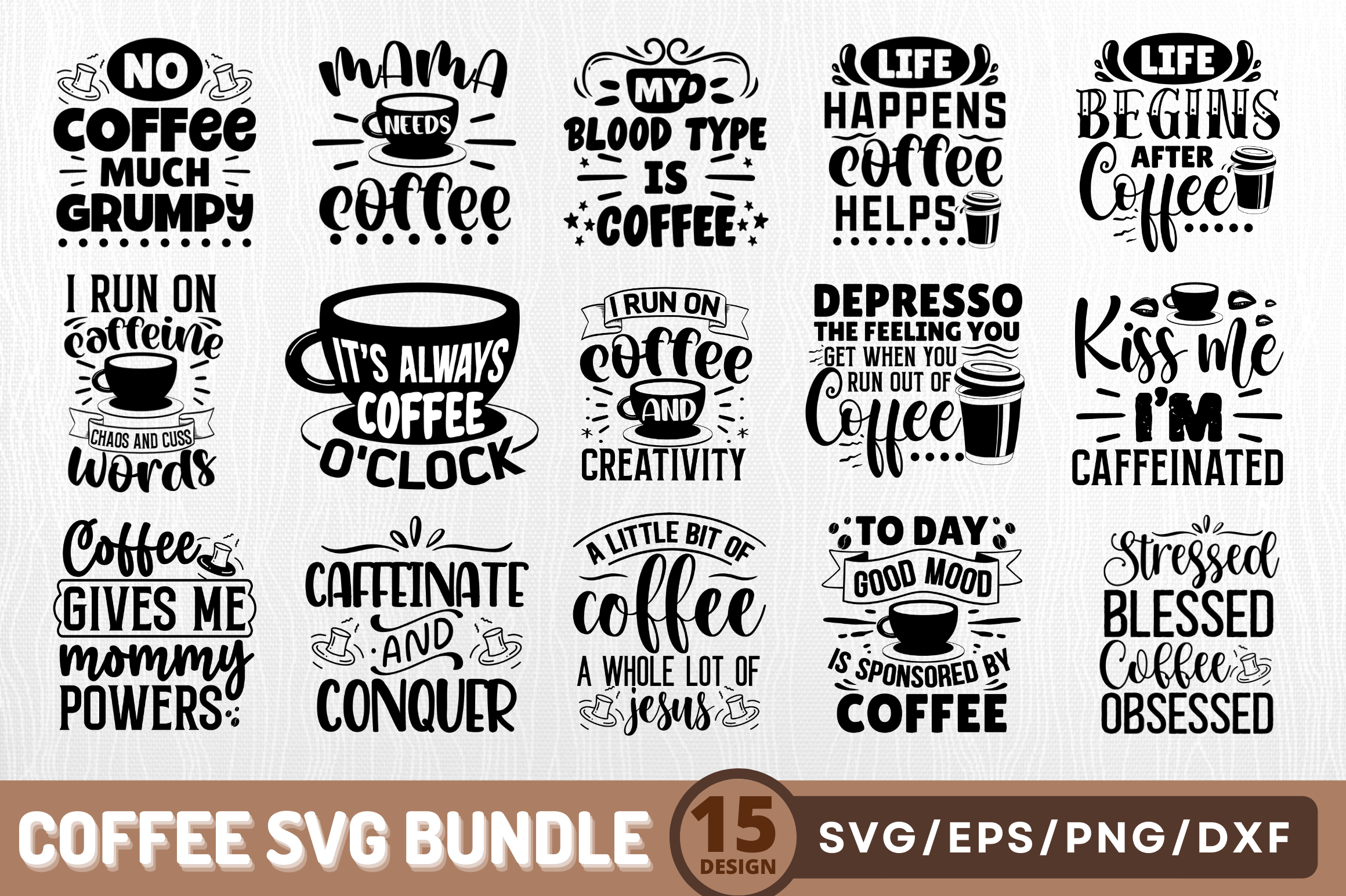 Brew Crew Svg Brewing Coffee Svg Coffee Quote Svg Digital 