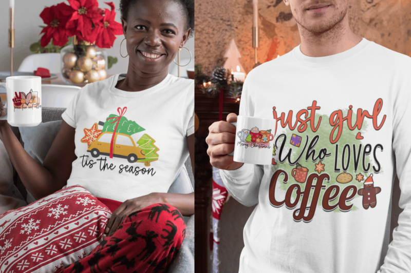 Coffee & Christmas Cheer Sublimation Bundle