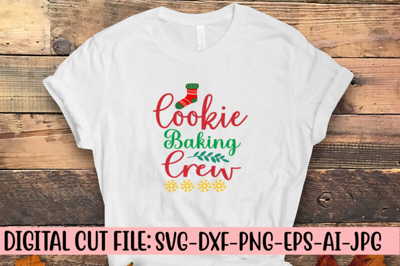 Cookie Baking Crew SVG Design