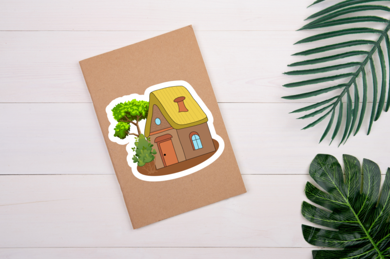 Little Cozy Houses Sticker Bundle