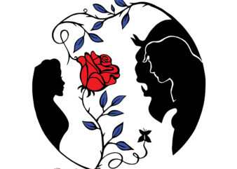 Tale as Old as Time, The Beauty in the Flowers of the Devil, Princess, Cursed Prince, Cursed Prince in Devil, Prince Svg