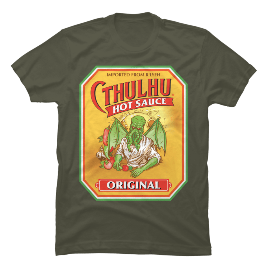 Cthulhu Hot Sauce Buy tshirt designs