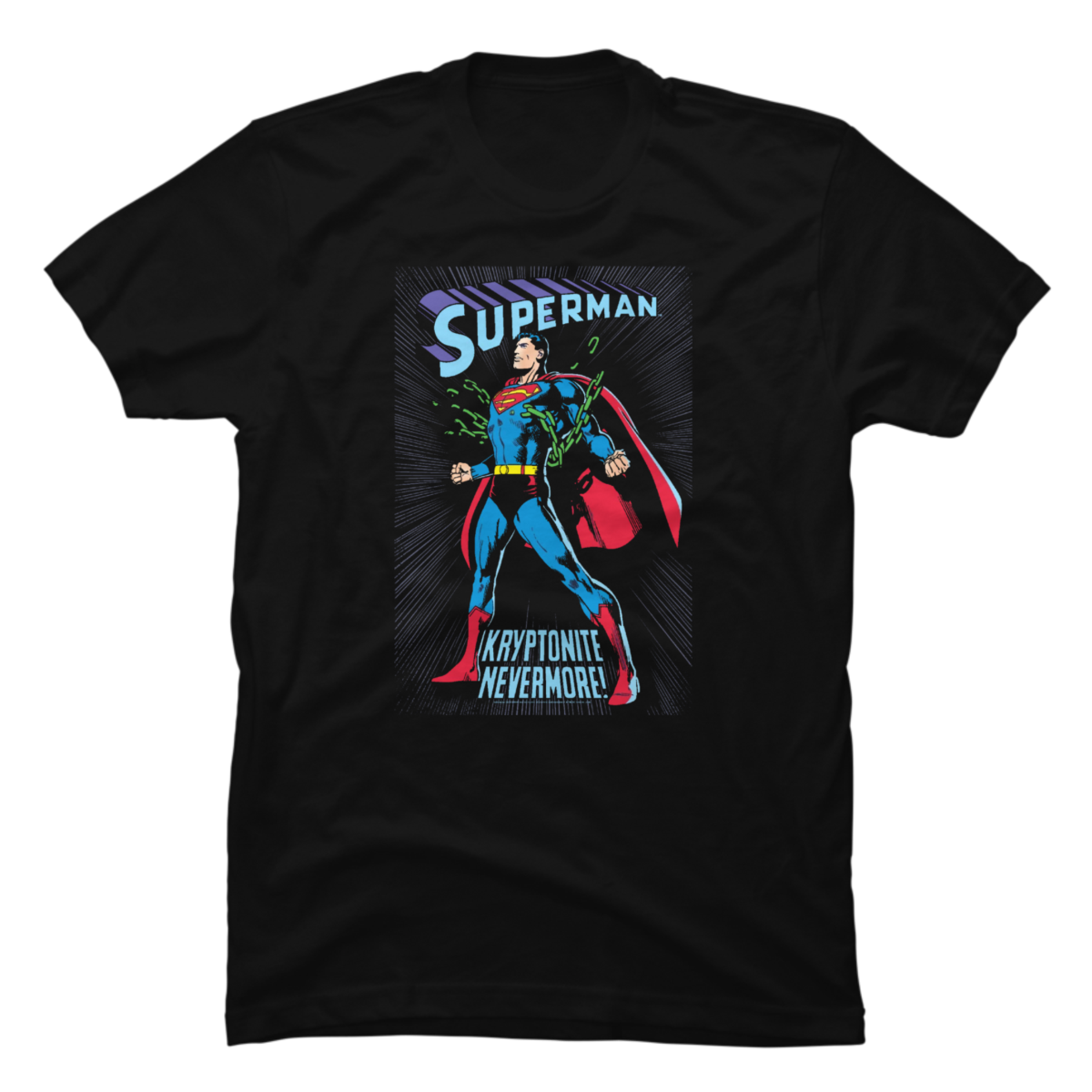 DC Comics Superman Kryptonite Nevermore - Buy t-shirt designs