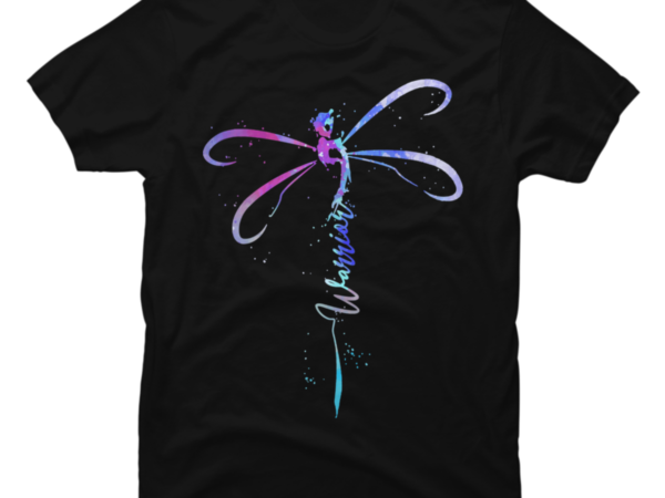 Dragonfly Warrior Semicolon Suicide Prevention Awareness - Buy t-shirt ...