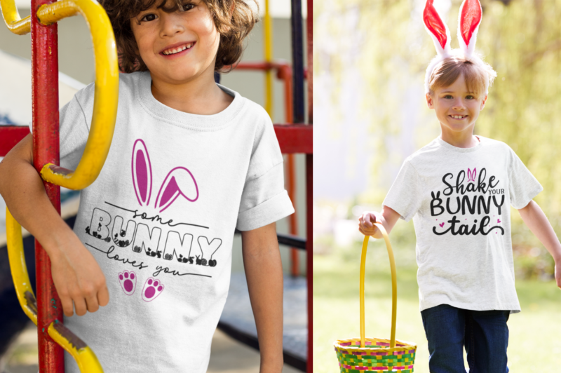 Kids Easter Svg Bundle