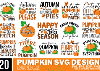 Pumpkin SVG Bundle