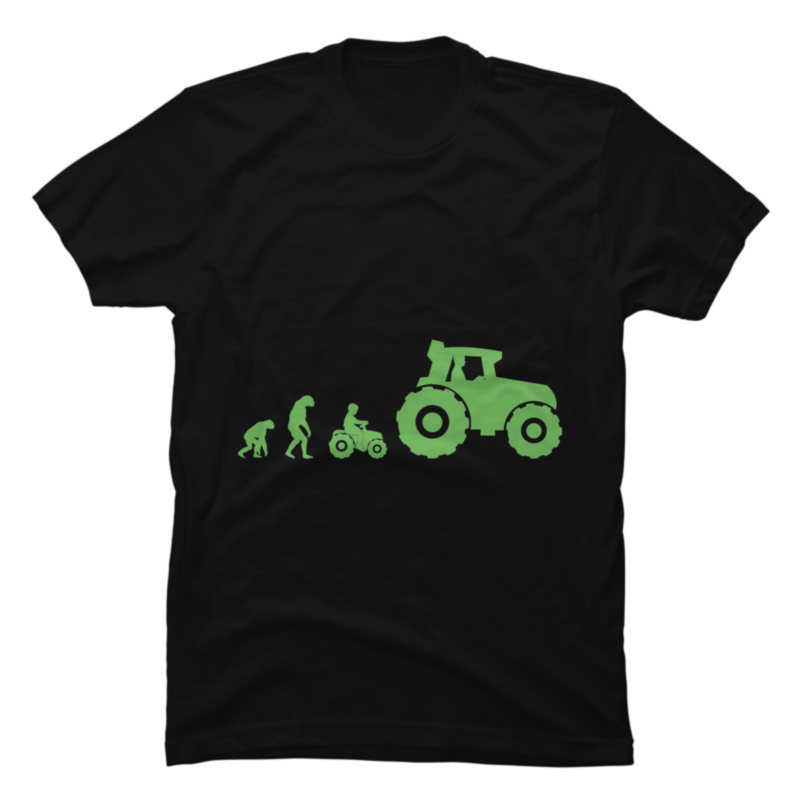 Farmer Evolution Farming Tractor Gift for Boys T-Shirt