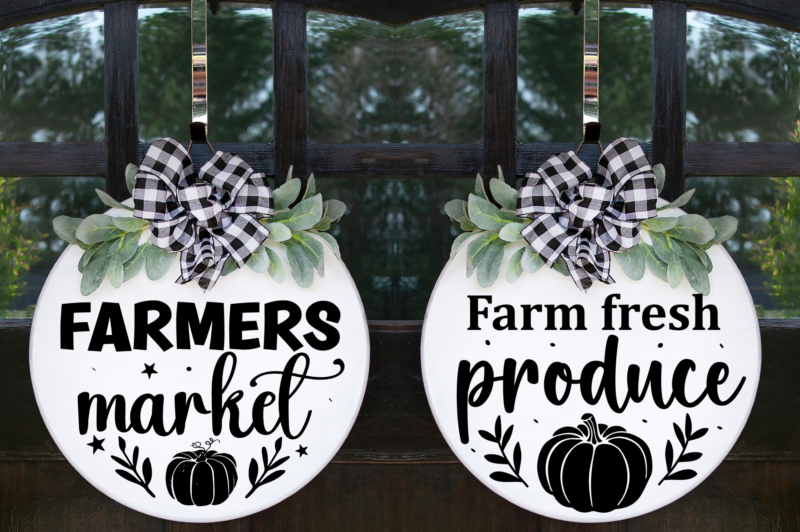 Farmhouse Round Sign Bundle